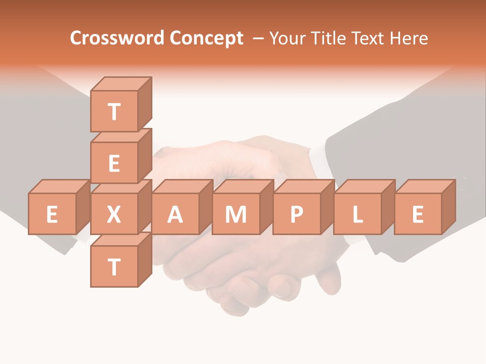 Together Isolated Commerce PowerPoint Template