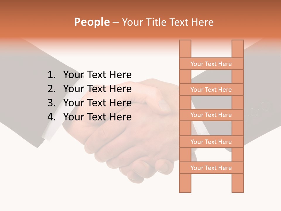 Together Isolated Commerce PowerPoint Template