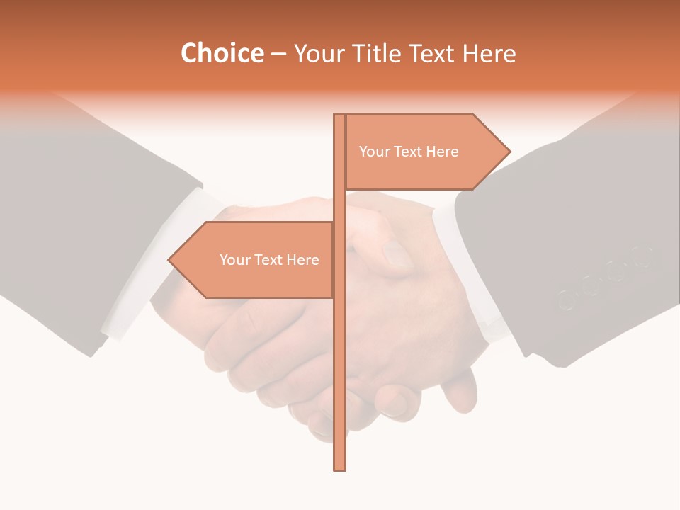 Together Isolated Commerce PowerPoint Template