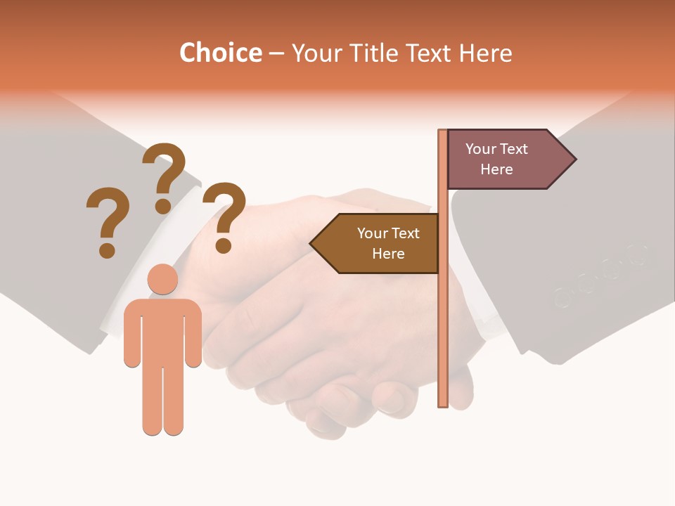 Together Isolated Commerce PowerPoint Template