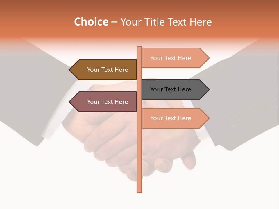 Together Isolated Commerce PowerPoint Template