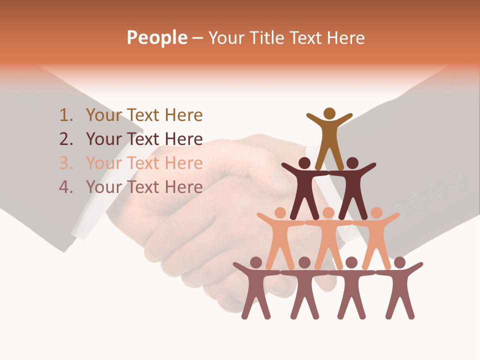 Together Isolated Commerce PowerPoint Template