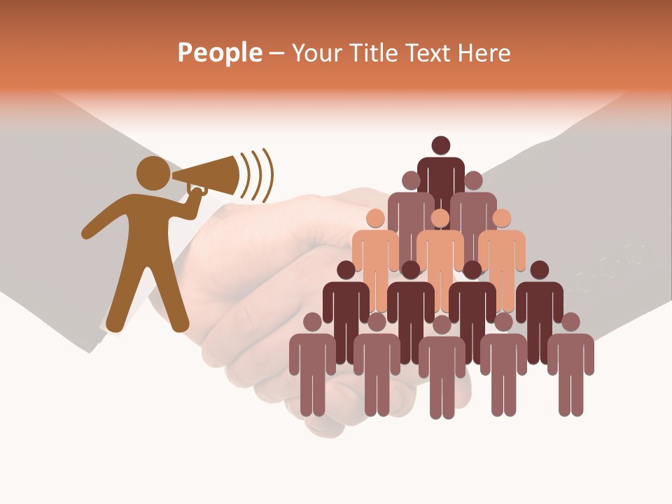 Together Isolated Commerce PowerPoint Template