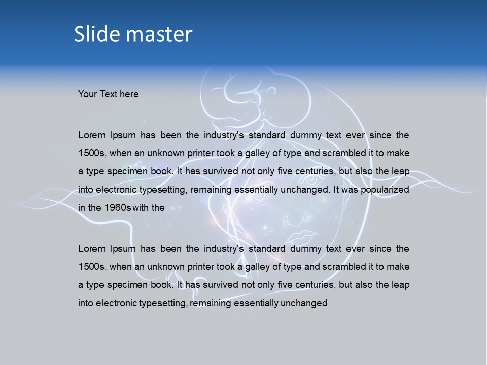 Pregnancy Backdrop Fetus PowerPoint Template