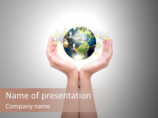 Peace Glow Scientific PowerPoint Template