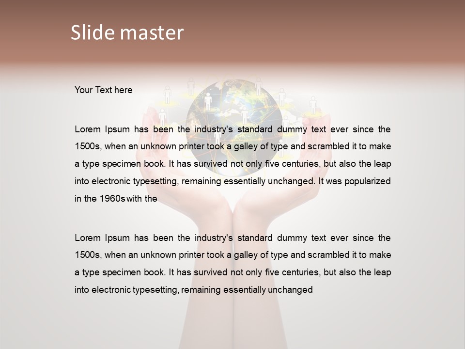 Peace Glow Scientific PowerPoint Template