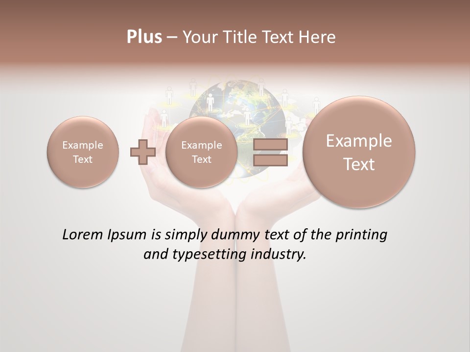 Peace Glow Scientific PowerPoint Template