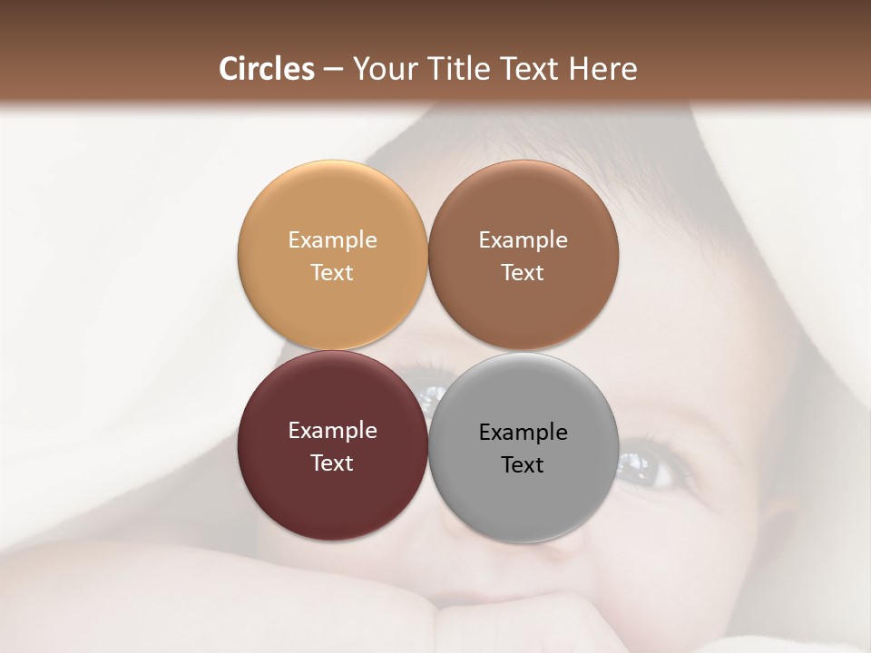 Caucasian Childhood Expression PowerPoint Template