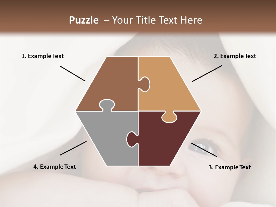 Caucasian Childhood Expression PowerPoint Template