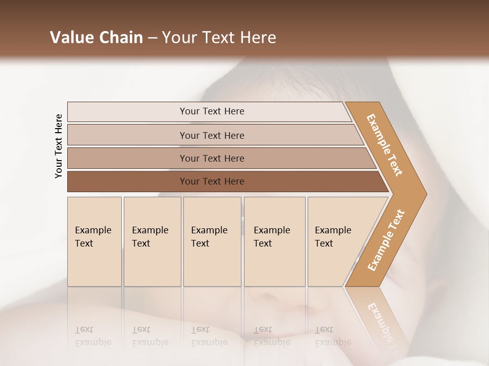 Caucasian Childhood Expression PowerPoint Template