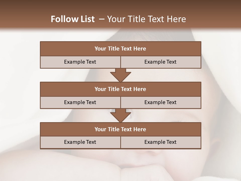 Caucasian Childhood Expression PowerPoint Template