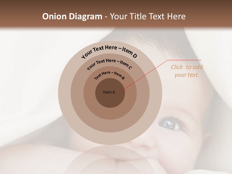 Caucasian Childhood Expression PowerPoint Template