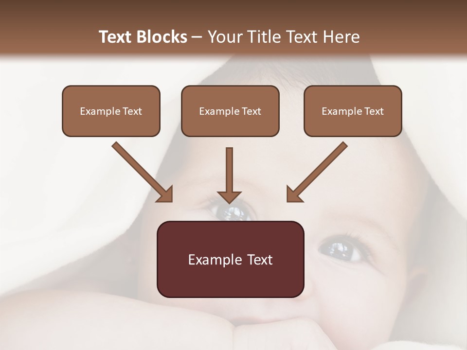 Caucasian Childhood Expression PowerPoint Template