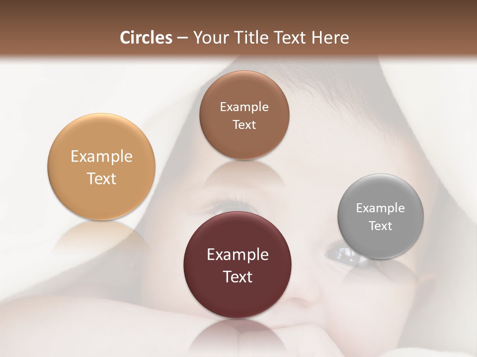 Caucasian Childhood Expression PowerPoint Template