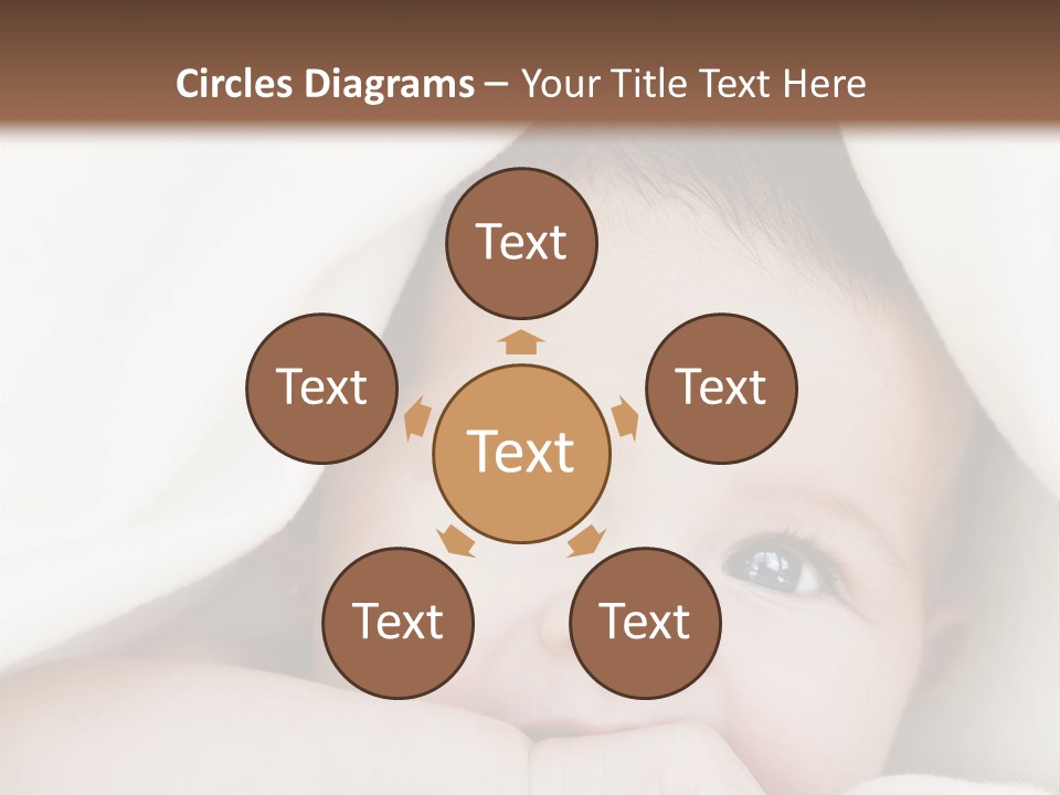 Caucasian Childhood Expression PowerPoint Template