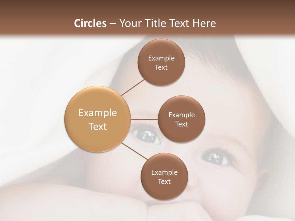 Caucasian Childhood Expression PowerPoint Template