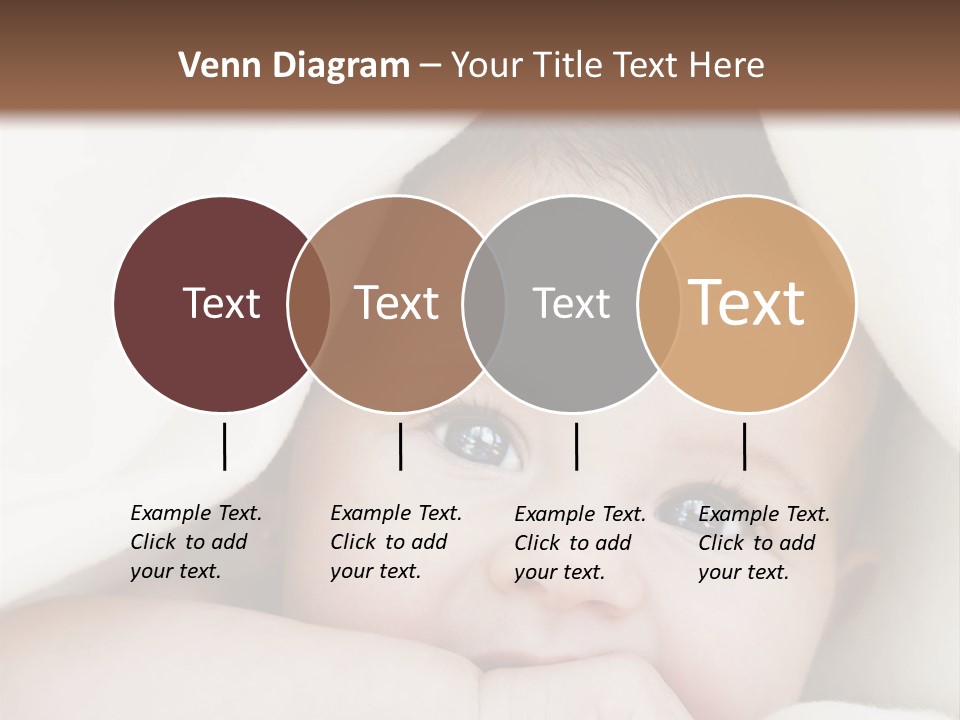 Caucasian Childhood Expression PowerPoint Template