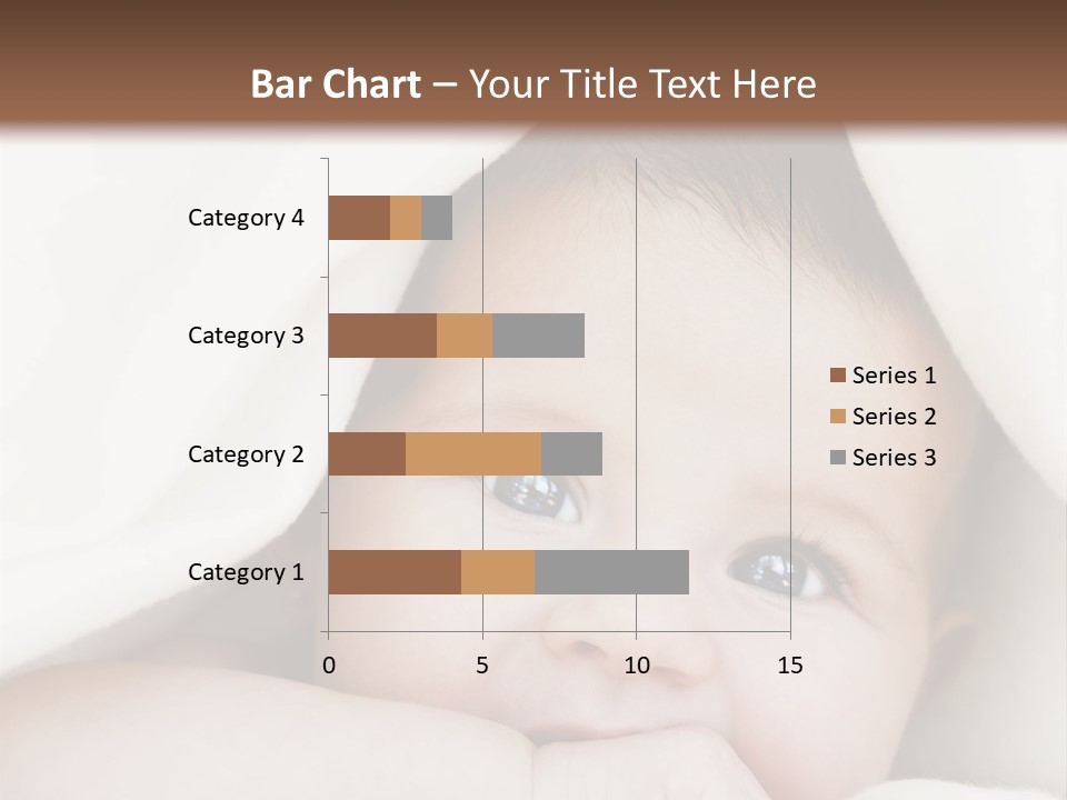 Caucasian Childhood Expression PowerPoint Template