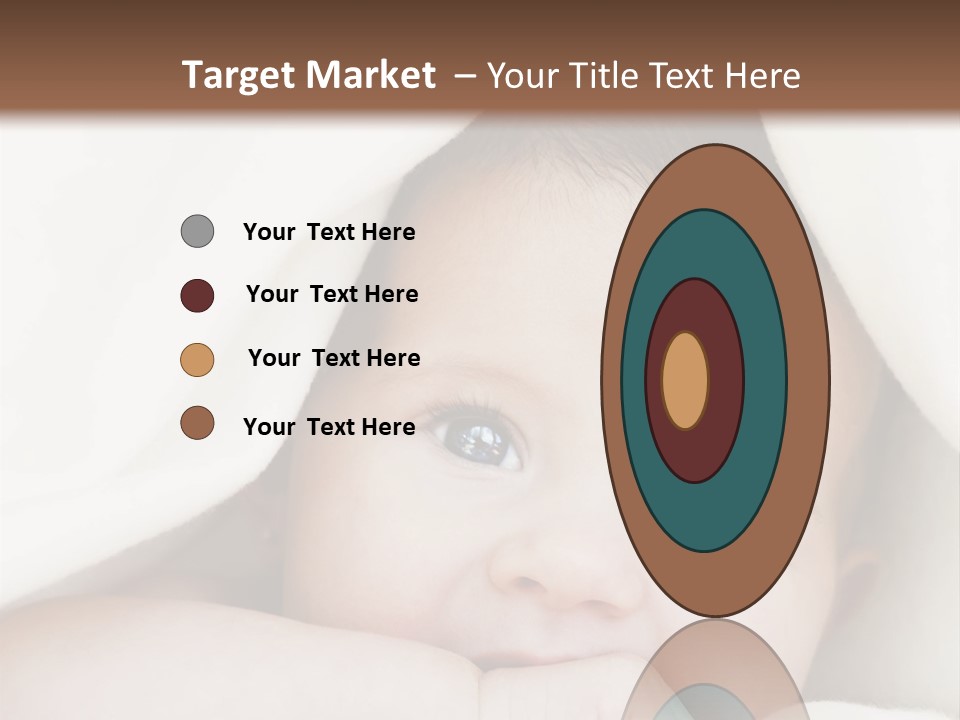 Caucasian Childhood Expression PowerPoint Template