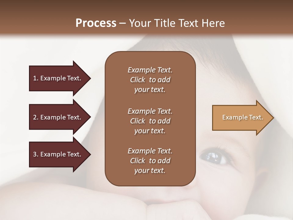 Caucasian Childhood Expression PowerPoint Template