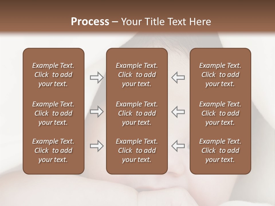 Caucasian Childhood Expression PowerPoint Template