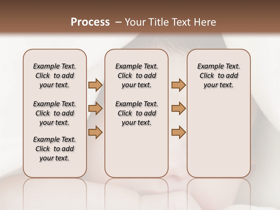 Caucasian Childhood Expression PowerPoint Template
