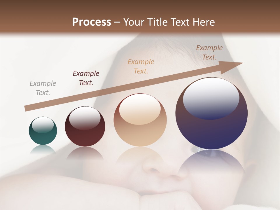 Caucasian Childhood Expression PowerPoint Template