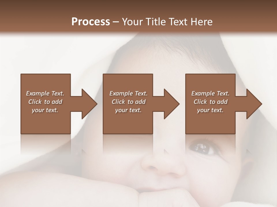 Caucasian Childhood Expression PowerPoint Template