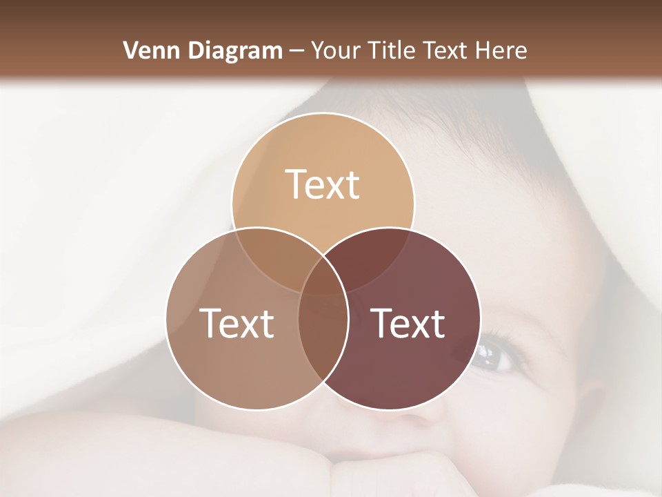 Caucasian Childhood Expression PowerPoint Template