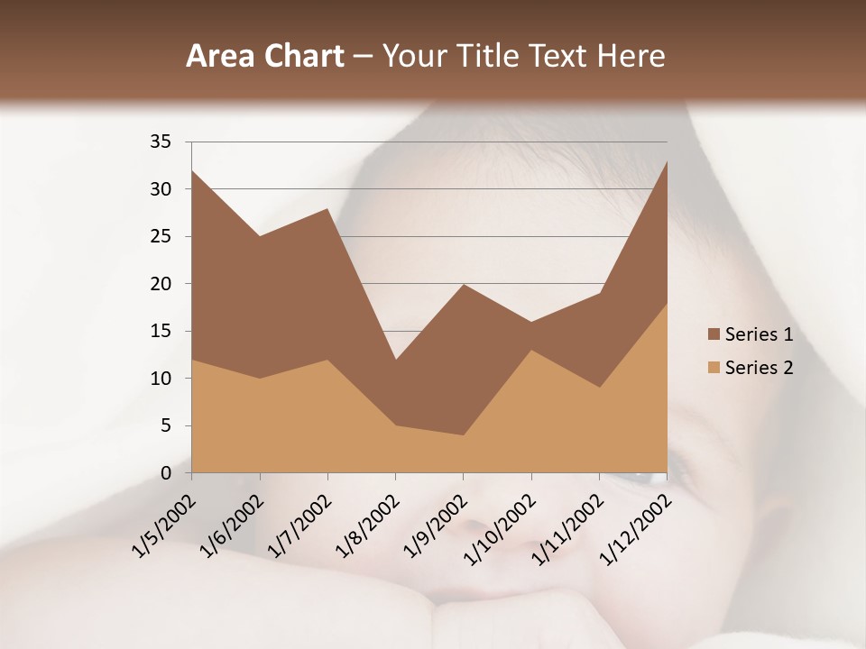 Caucasian Childhood Expression PowerPoint Template