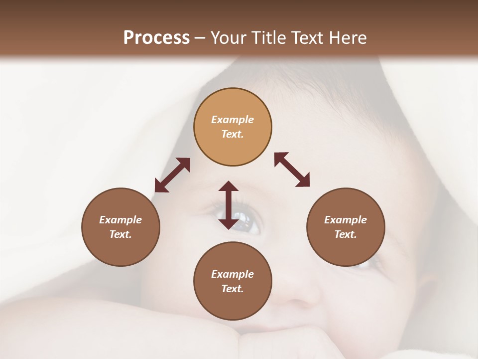 Caucasian Childhood Expression PowerPoint Template