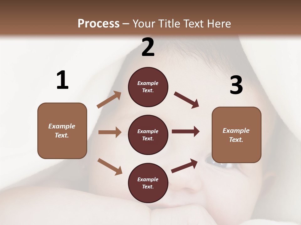 Caucasian Childhood Expression PowerPoint Template