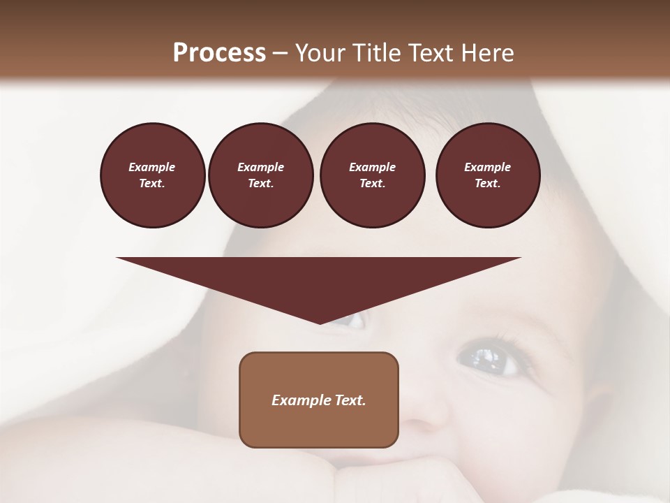 Caucasian Childhood Expression PowerPoint Template