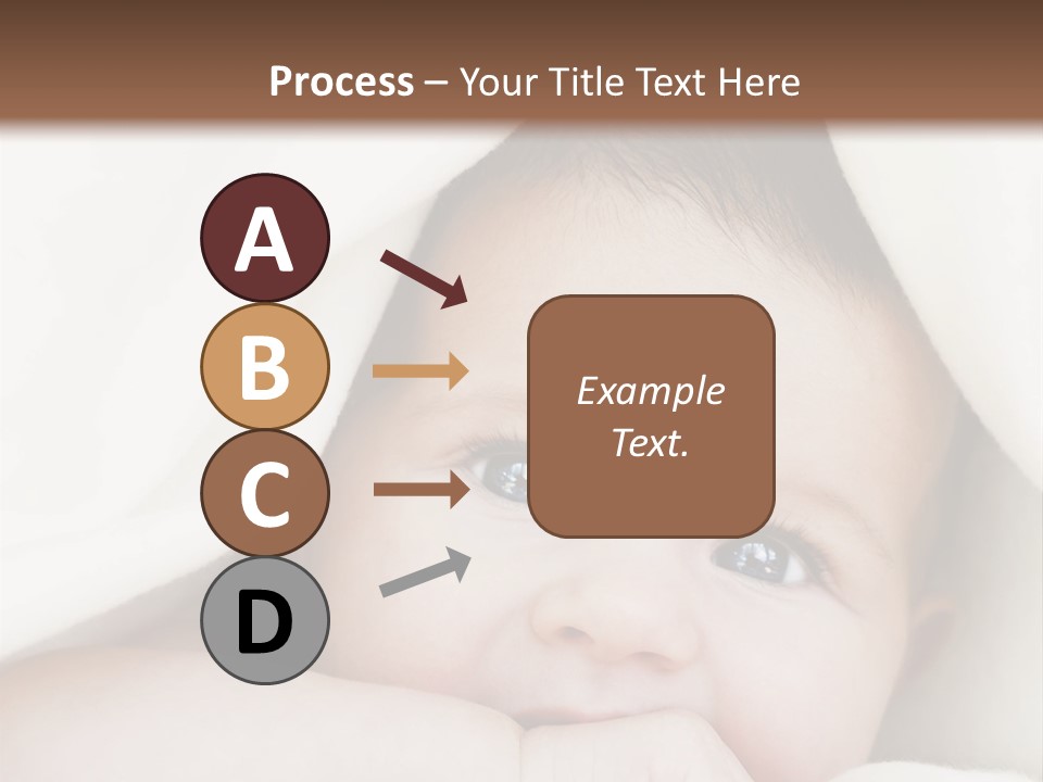 Caucasian Childhood Expression PowerPoint Template
