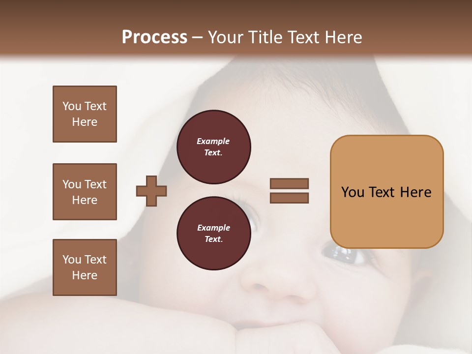 Caucasian Childhood Expression PowerPoint Template
