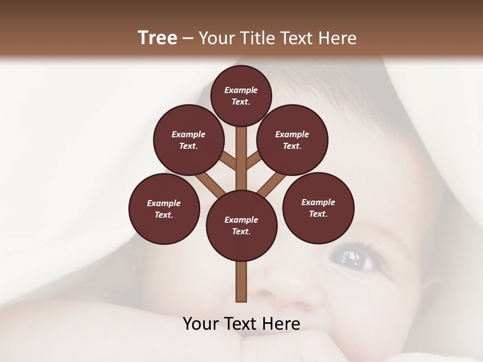 Caucasian Childhood Expression PowerPoint Template
