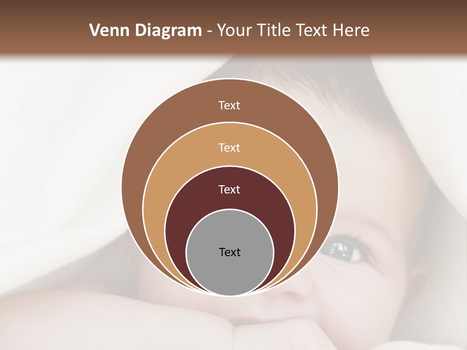 Caucasian Childhood Expression PowerPoint Template