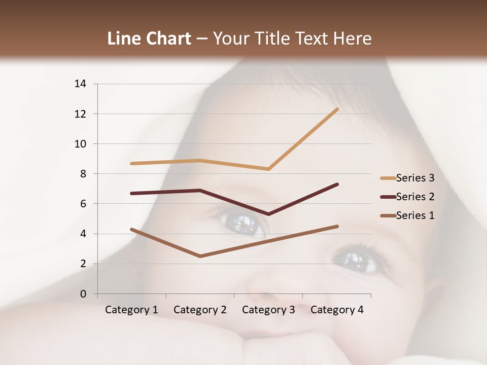 Caucasian Childhood Expression PowerPoint Template