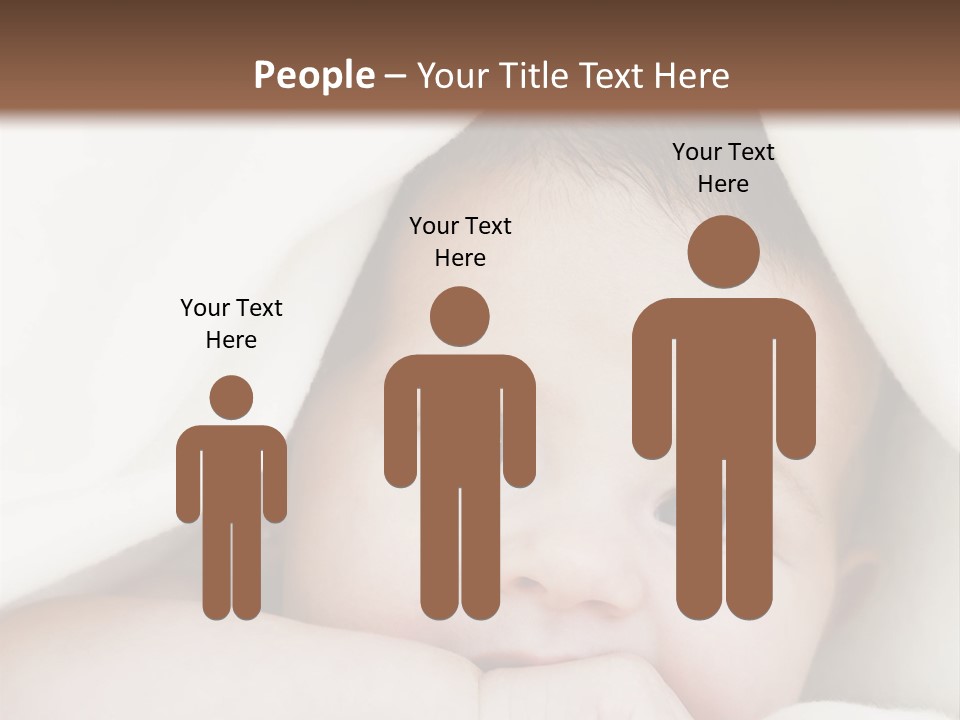 Caucasian Childhood Expression PowerPoint Template