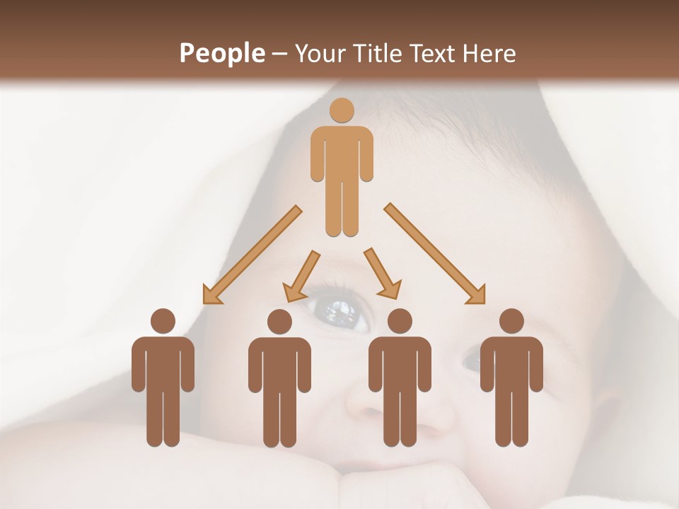 Caucasian Childhood Expression PowerPoint Template