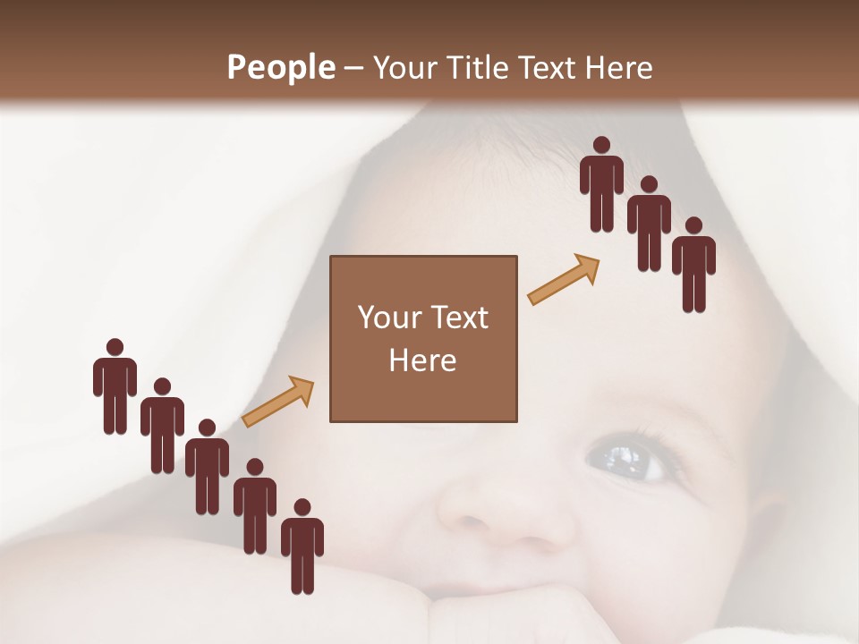 Caucasian Childhood Expression PowerPoint Template