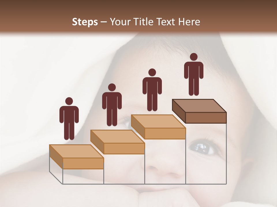 Caucasian Childhood Expression PowerPoint Template