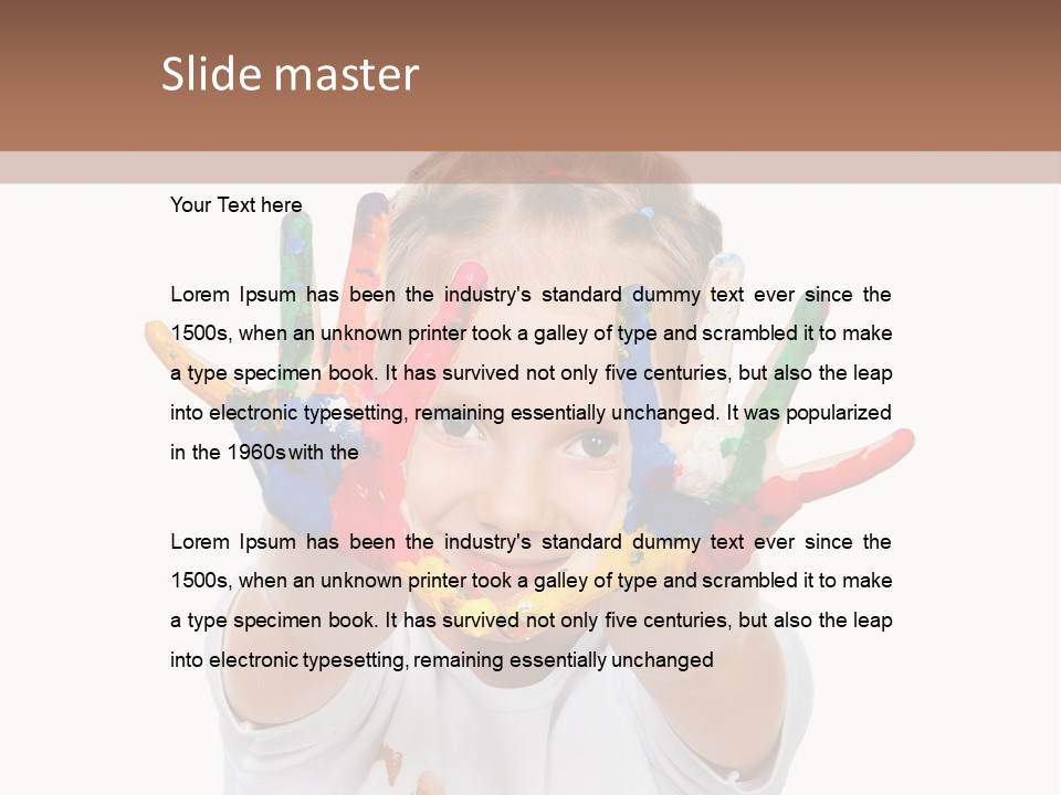 Studio White Isolated PowerPoint Template