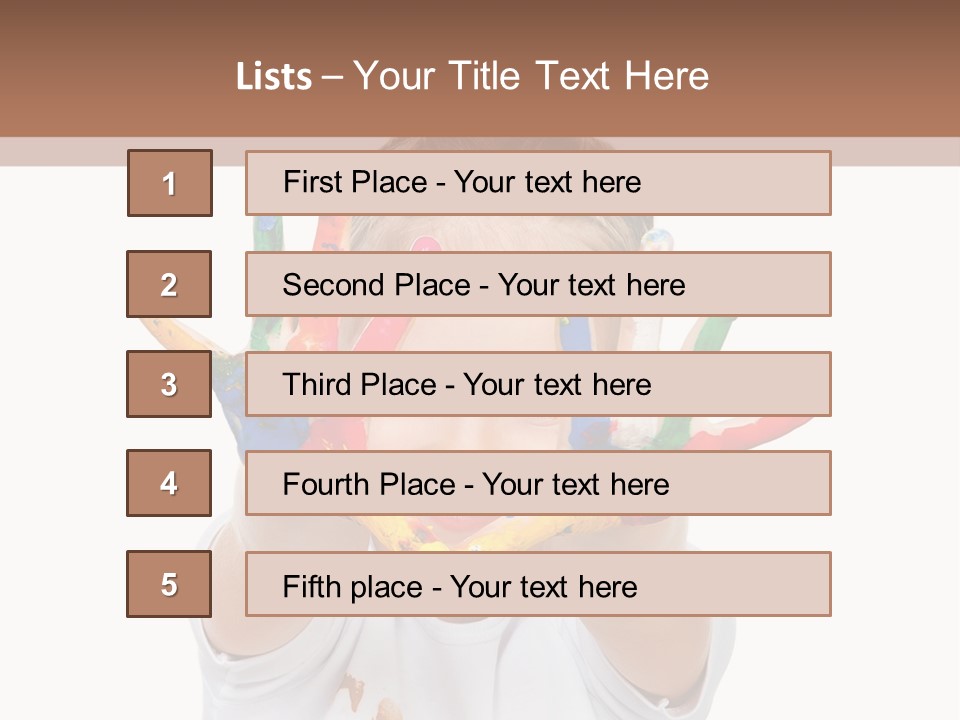 Studio White Isolated PowerPoint Template