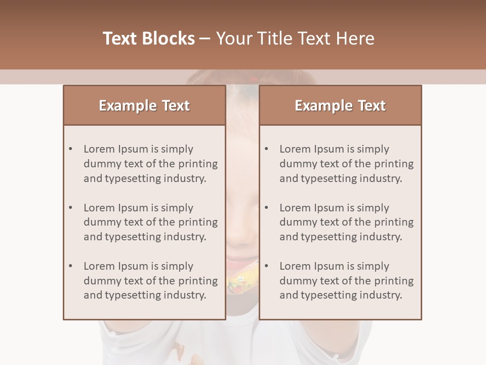 Studio White Isolated PowerPoint Template