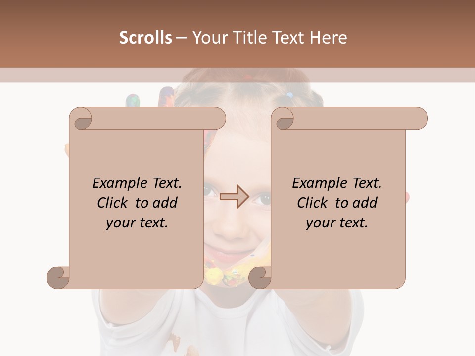 Studio White Isolated PowerPoint Template