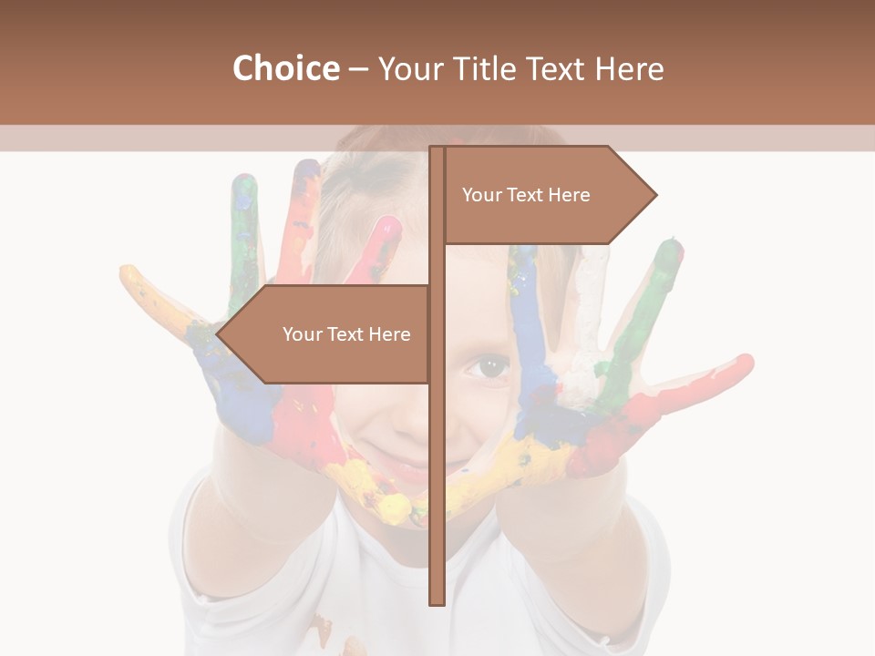 Studio White Isolated PowerPoint Template