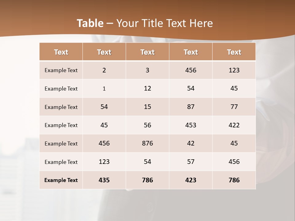 Holding Wedding Shirt PowerPoint Template