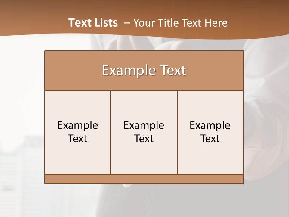 Holding Wedding Shirt PowerPoint Template