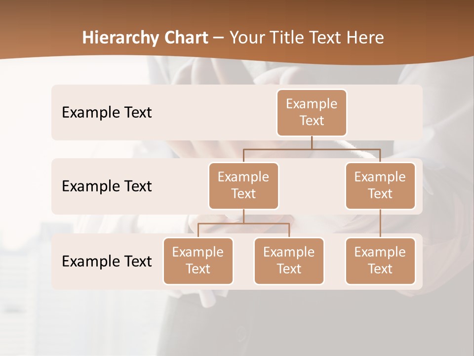 Holding Wedding Shirt PowerPoint Template